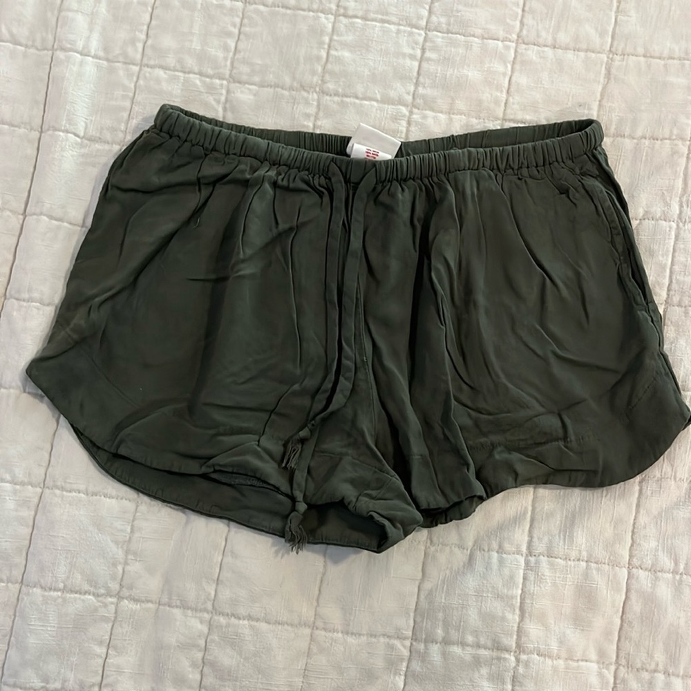 Army Green Casual Shorts